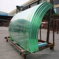 ROCKY factory safety tempered curved oversized bent laminated glass